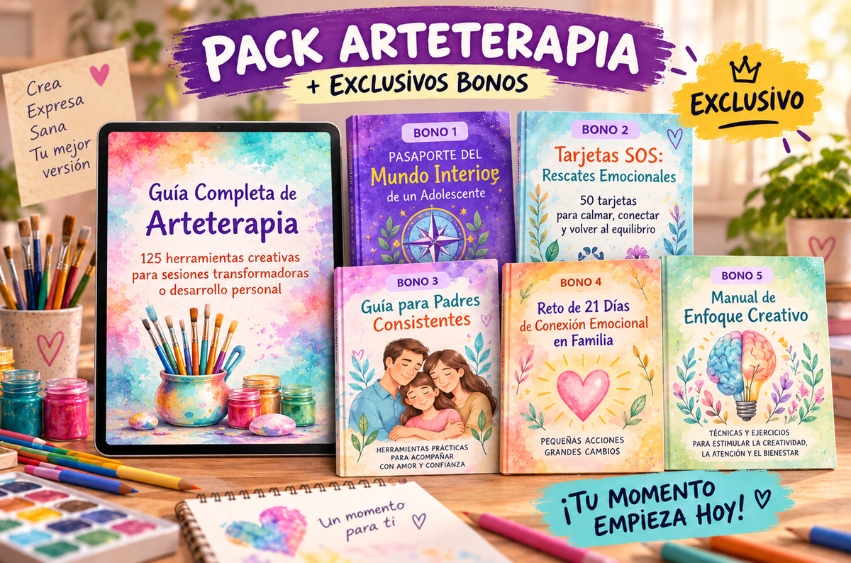 ARTERAPIA + 5 BONOS